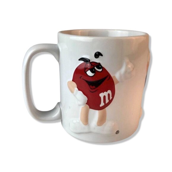 M&M’s Embossed White Coffee Mug - Picture 6 of 6
